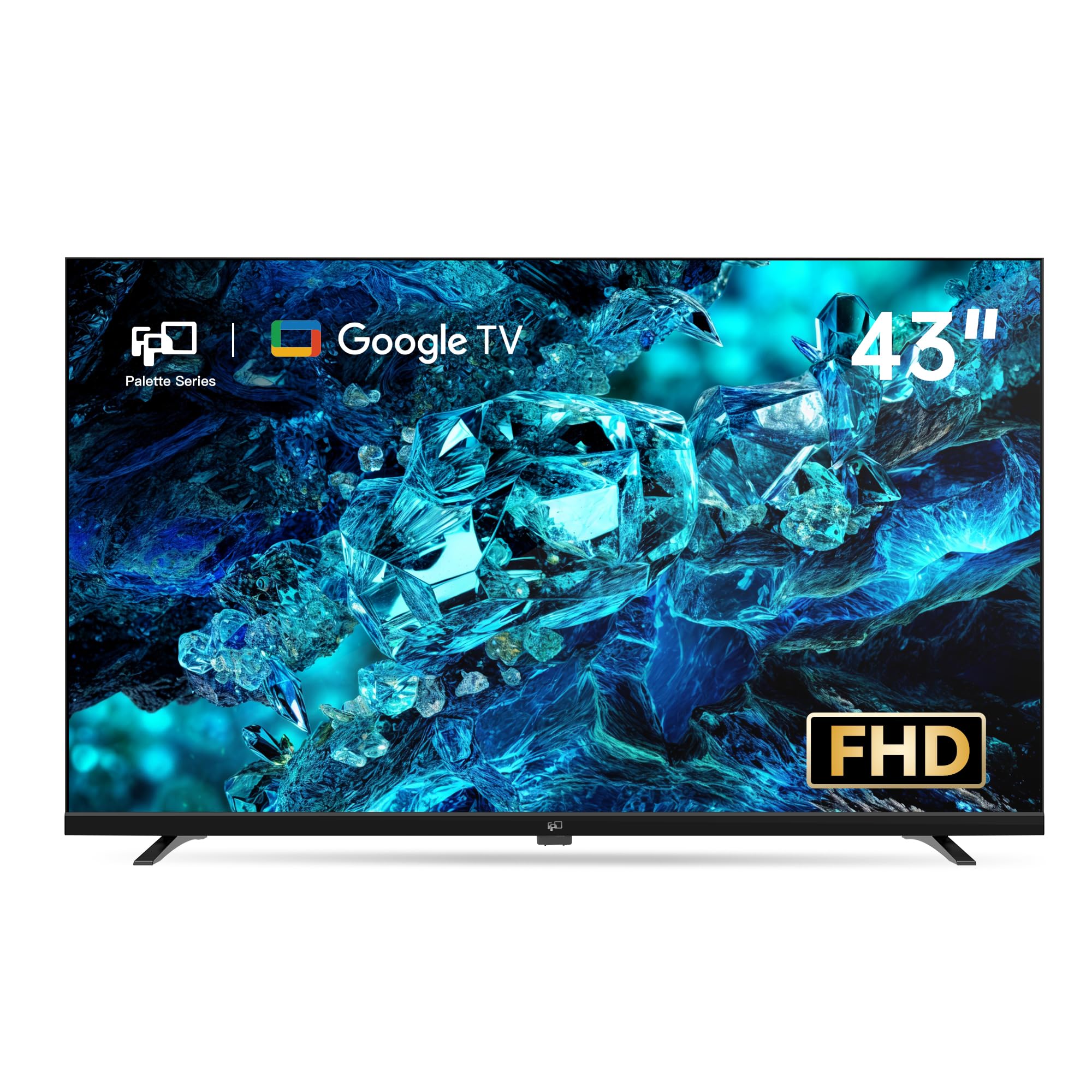 FPD 43 Inch Smart TV, Google TV with Google Cast, Dolby Audio